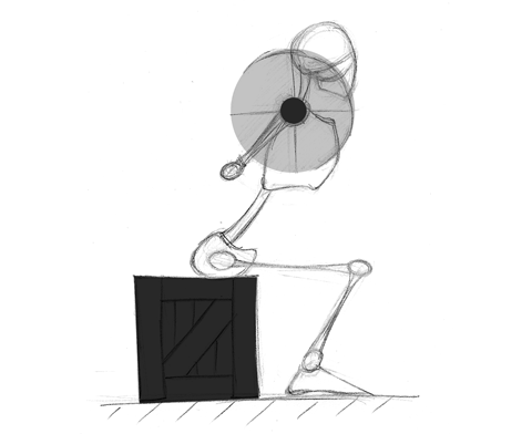 Illustration d'un Box Squat