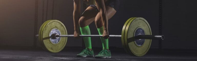 The impact of barbell bouncing during a deadlift set